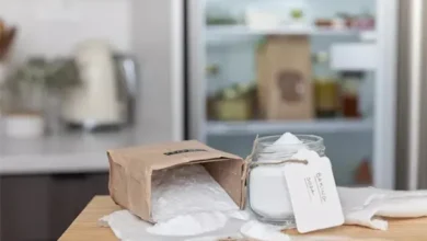 استفاده از جوش شیرین در یخچال برای از بین بردن بوی بد و لکه