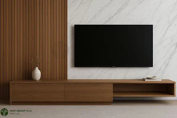 تی وی وال چوبی یا سنگی؟ کدام انتخاب بهتری است؟