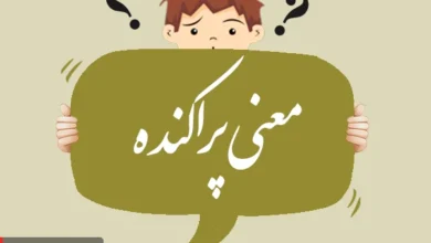 معنی کلمه پراکنده