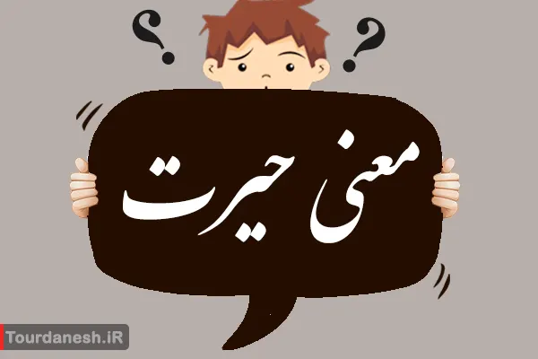 معنی کلمه حیرت چیست؟