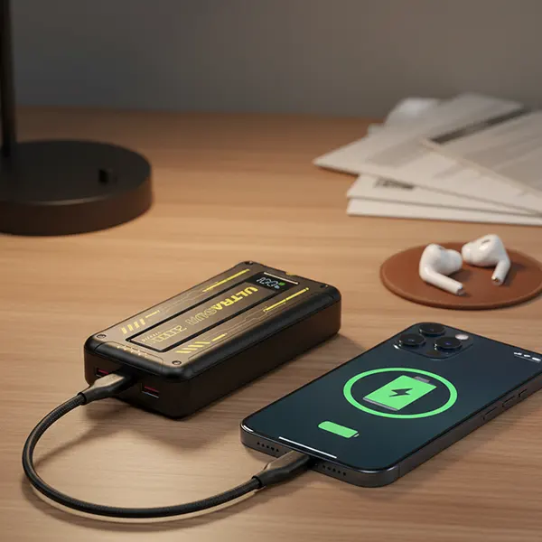 پاوربانک اولتراسور مدل +U-P4 ظرفیت ۲۰۰۰۰ میلیآمپر ساعت