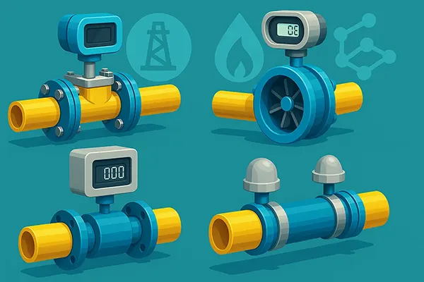 فلومترهای متداول در صنایع نفت، گاز، پتروشیمی: مزایا، معایب و کاربردها