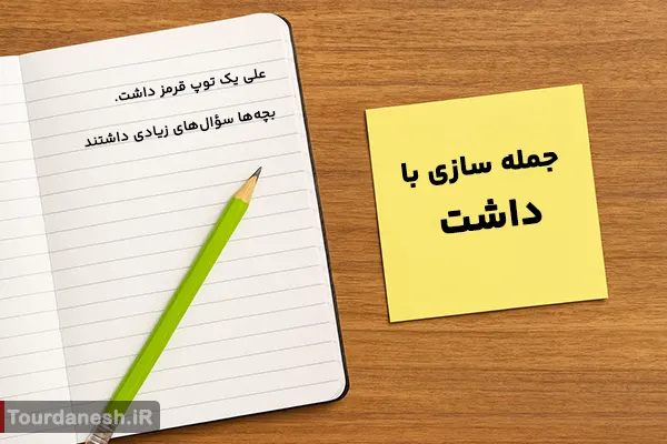 جمله سازی با کلمه داشت