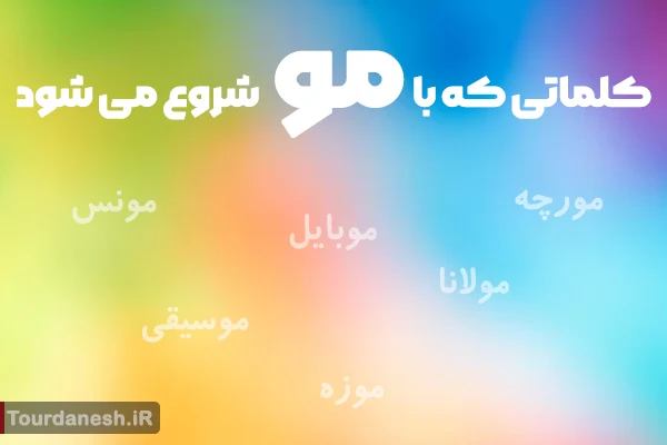 20 کلمه که با مو شروع شود