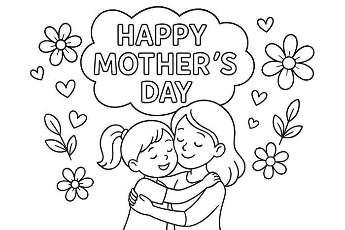 نقاشی برای روز مادر