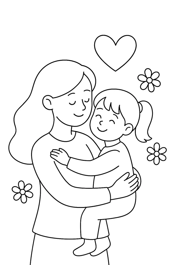 نقاشی برای روز مادر