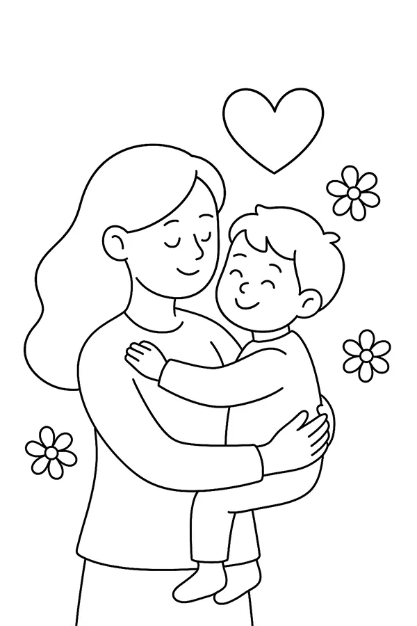 نقاشی برای روز مادر