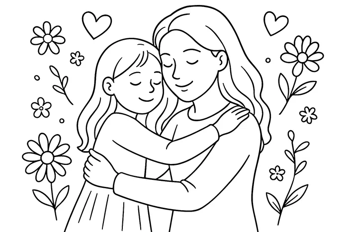 نقاشی برای روز مادر