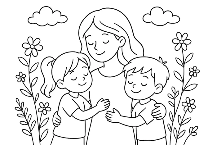 نقاشی برای روز مادر