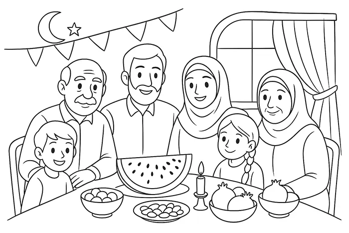 نقاشی برای شب یلدا