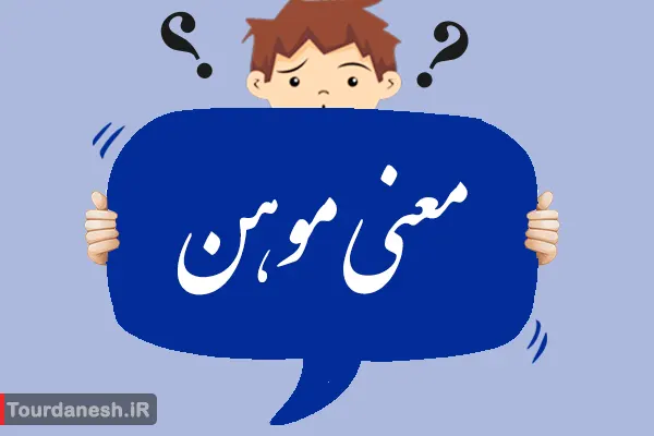 معنی کلمه موهن و تلفظ آن