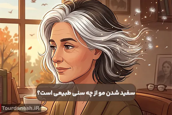 سفید شدن مو از چه سنی طبیعی است؟